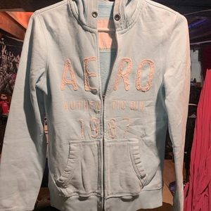 Aeropostale Zip Up Sweater